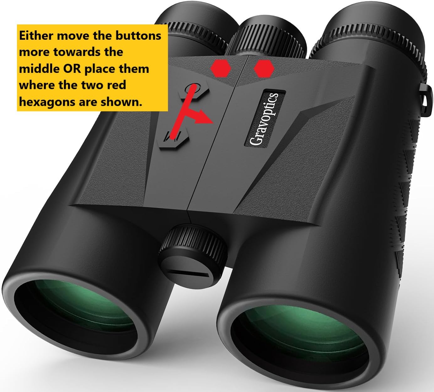10x42 Laser Rangefinder Binoculars for Hunting, 2624 Yard (Green) | Long Range Laser Rangefinding, 0.15s Fast Ranging, Accuracy ±0.5m, IP65 Waterproof, Compact Design for Hunter, Golf, Outdoor customer photo 2