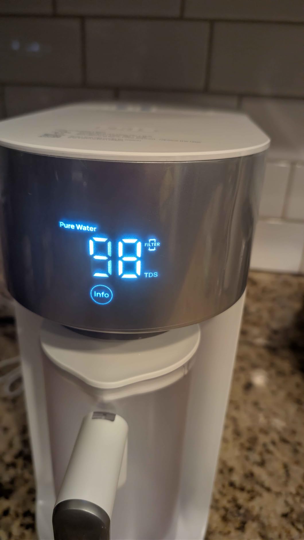DREO Reverse Osmosis Water Filter Countertop, RO Filtration System, 3:1 Pure to Drain, TDS & Filter Life & 2 Autofill Pitchers, Install-Free, Self-Cleaning customer photo 2