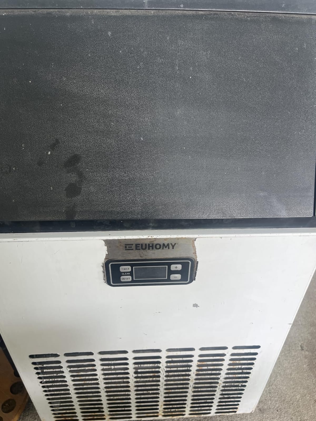 EUHOMY Commercial Ice Maker, 350lbs/24H, Stainless Steel Under Counter Ice Machine with Water Filter, 44lbs Storage Capacity, 126 Cubes in 8-12 Mins, Freestanding Ice Machine for Home/Bar/Cafe/Restaurant customer photo 1