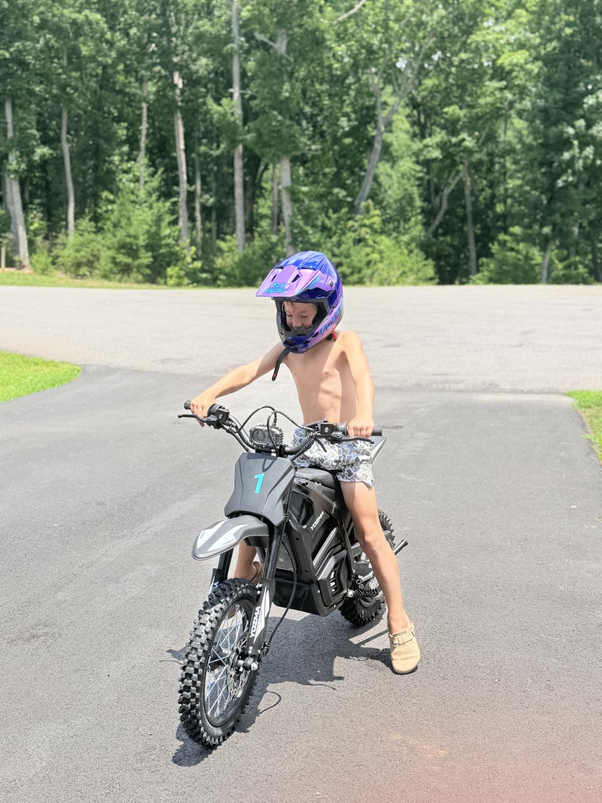 Yozma IN10 Off-Road Electric Mini Dirt Bike for Teens & Adults, 2600W Electric-Motorcycle with 1123.2AH Removable Battery Ebike, Dual Hydraulic Brakes and Suspensions Mountain E Dirt Bike customer photo 2