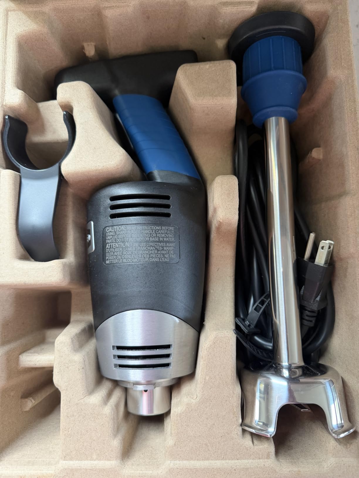 Waring Commercial Quik Stix Plus Immersion Blender, Variable Speed, 10 in Removable Shaft, for Professional Hand Blender for Kitchens & Restaurants, WSB40X customer photo 1
