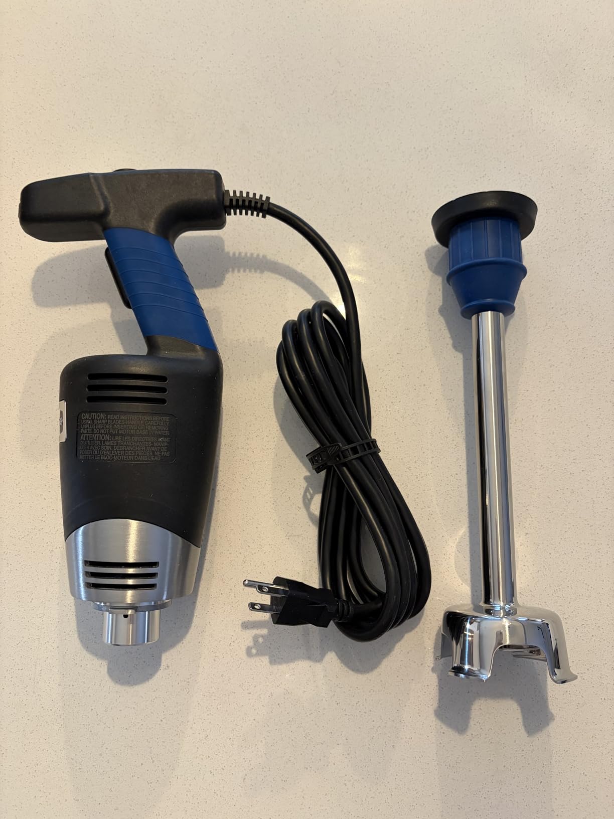 Waring Commercial Quik Stix Plus Immersion Blender, Variable Speed, 10 in Removable Shaft, for Professional Hand Blender for Kitchens & Restaurants, WSB40X customer photo 2