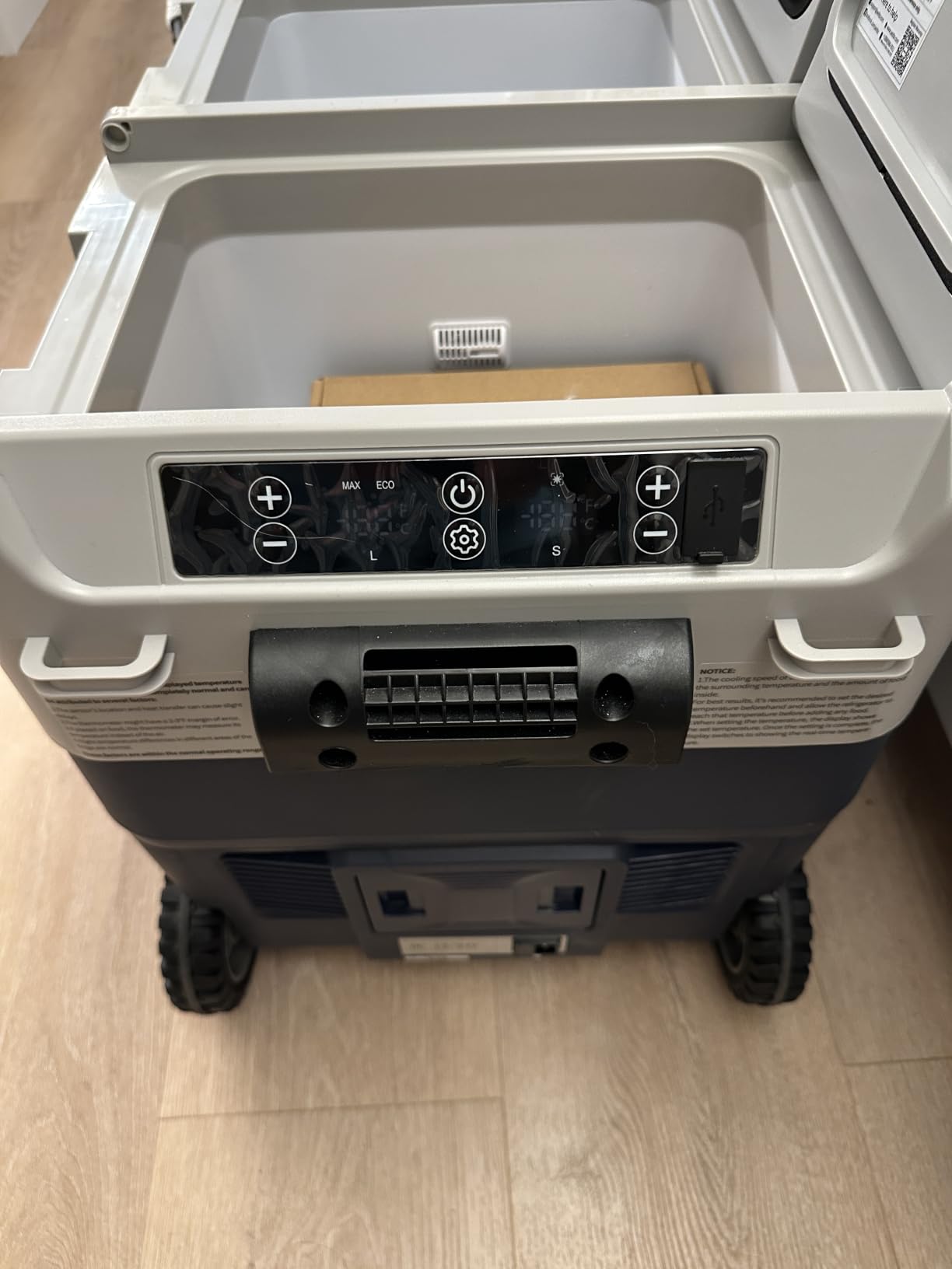 Aeitto 12 Volt Car Refrigerator, 32QT(30L) Dual Zone Portable Car Fridge Freezer -4℉-68℉ Electric Cooler Dual Temp Control Cooling Freezing 12/24V DC & 100-240V AC for Travel, Camping, RV, Road, Home customer photo 2