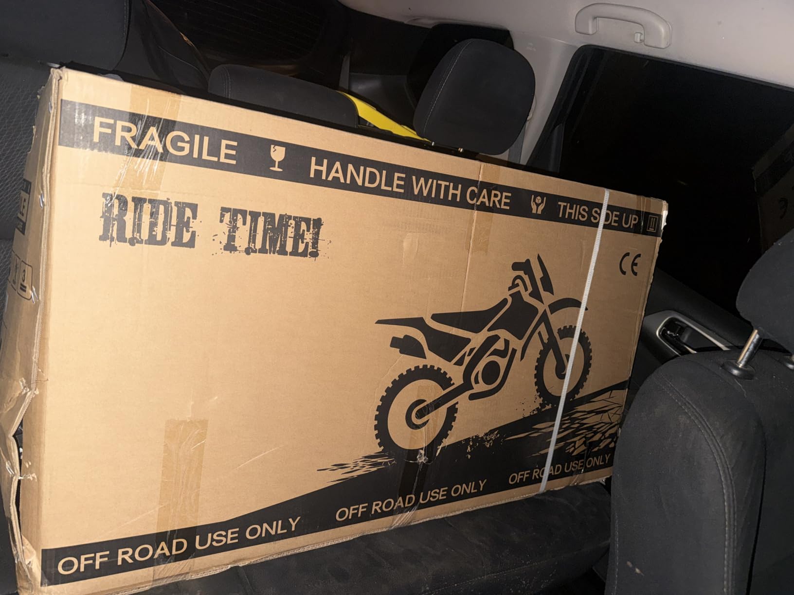 Kids 50cc Dirt Bike, 2-Stroke Gas Dirt Bike, Black, CPC Listed | Kids Dirt Bike for 8-14 with Front Rear Disc Brakes, 10In Off-Road Tires, Shock Absorption, Seat Height 23.6in, Max Speed 40Mph customer photo 2