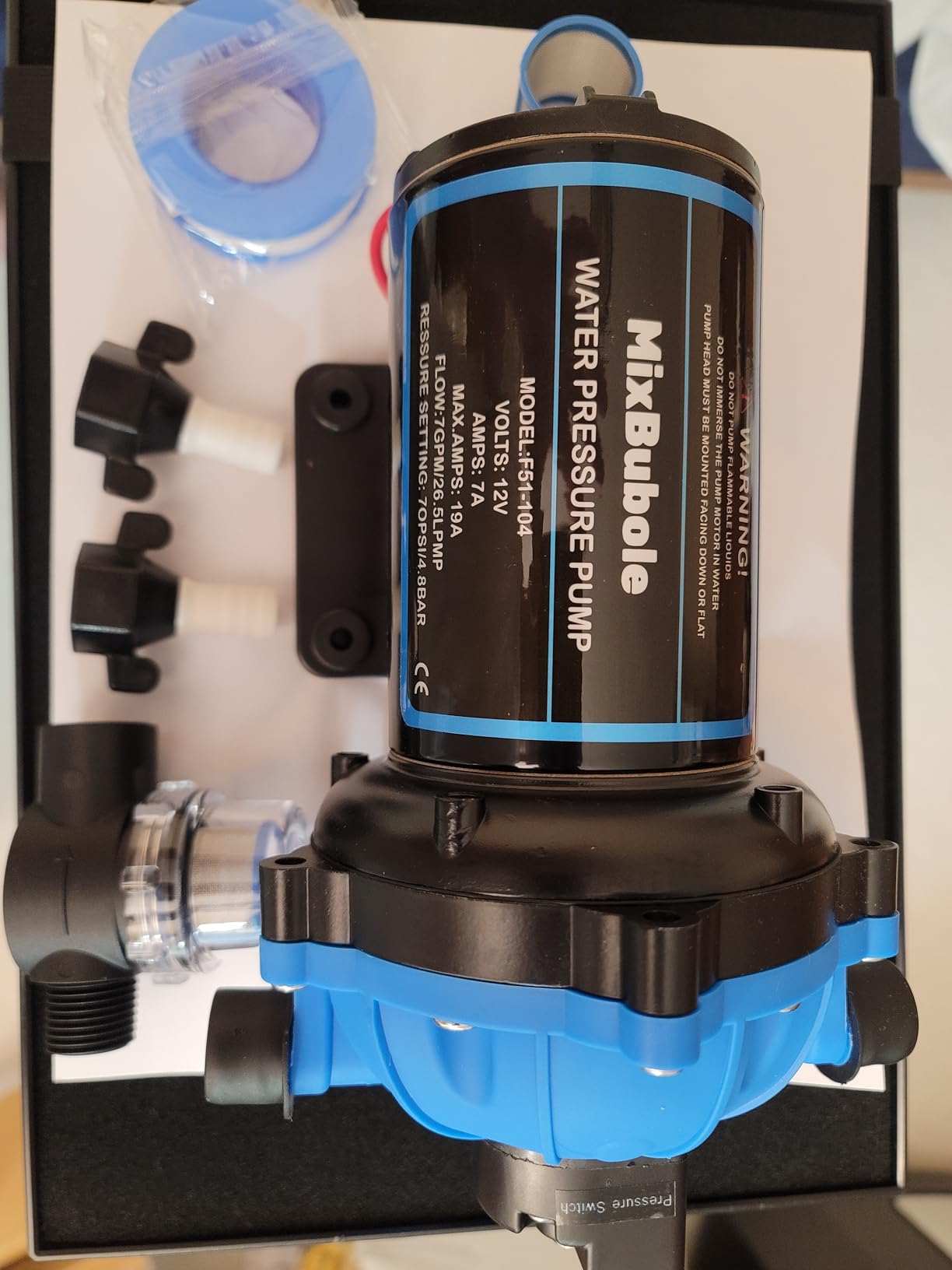 1.35HP Whole House Water Pressure Booster Pump 90PSI 115V Automatic Variable Speed Permanent Magnet Motor Constant Pressure Wireless App Control Compact Design for Home House Villa Apartment customer photo 1