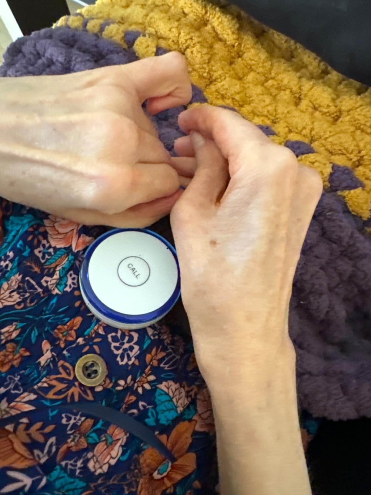 Life Alert System No Monthly Fee, Caregiver Pager Call Button for Elderly at Home, Medical Alert Systems for Seniors with App, Panic Button Alarm System, 2.4GHz WiFi Receiver, Necklace, Bracelet customer photo 1