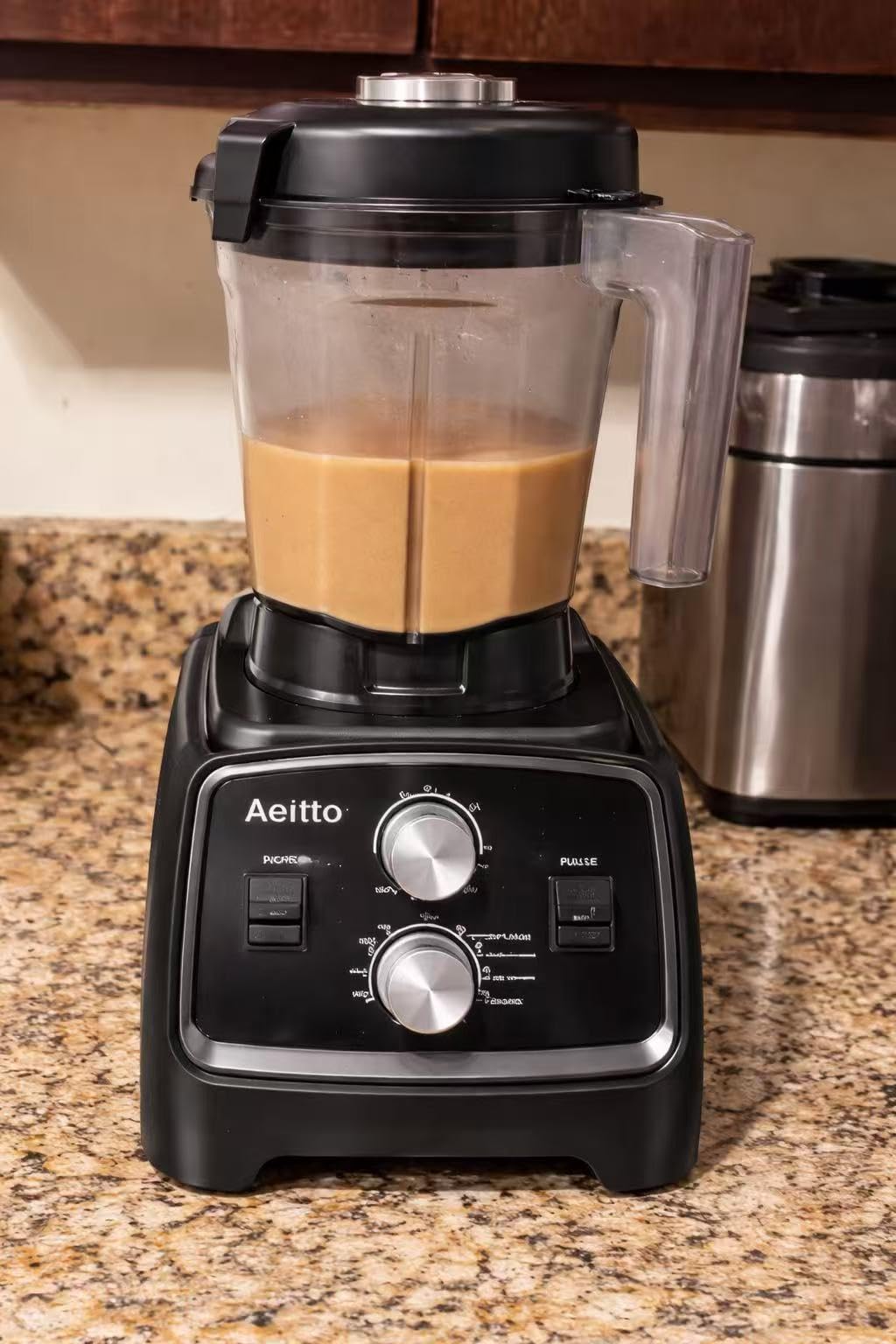 Aeitto Blenders for Kitchen with 1800W Motor, 68Oz. Large Capacity, 2-in-1 Blender & Grinder Combo, BPA-Free Countertop Professional Blender for Smoothies, Ice Crush, Frozen Drinks, Silver customer photo 1