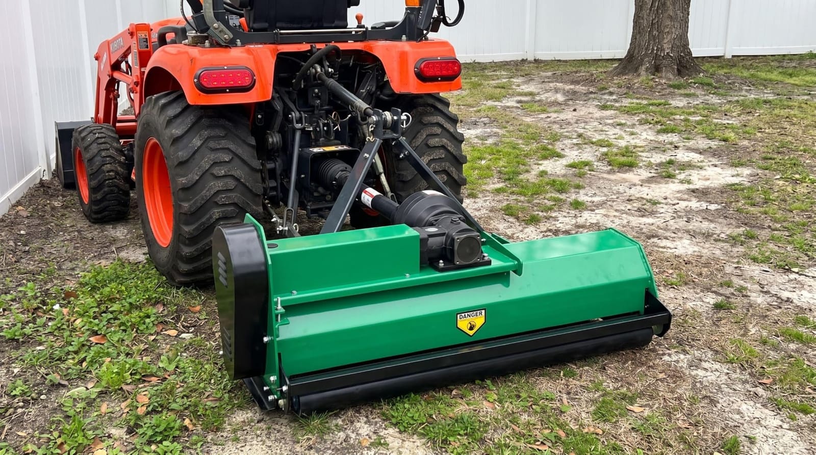 37'' PTO Flail Mower for 15-20 HP Tractors, Cat 1 3-Point Hitch | 30pcs Y-blades, 540 RPM Belt Drive, Light-Duty Grass and Debris Cutting, Not for Quick Hitch customer photo 1