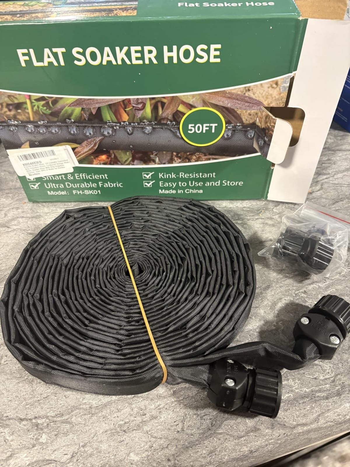 Drip Hose 50FT With Drip Irrigation System, Linkable Soaker Hoses customer photo 2