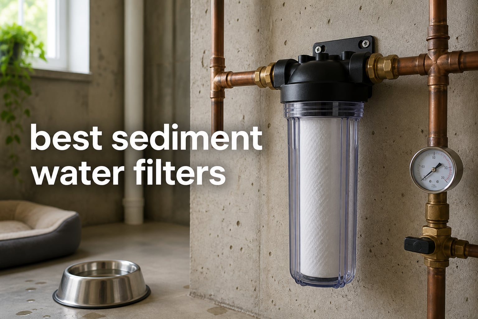 best sediment water filters