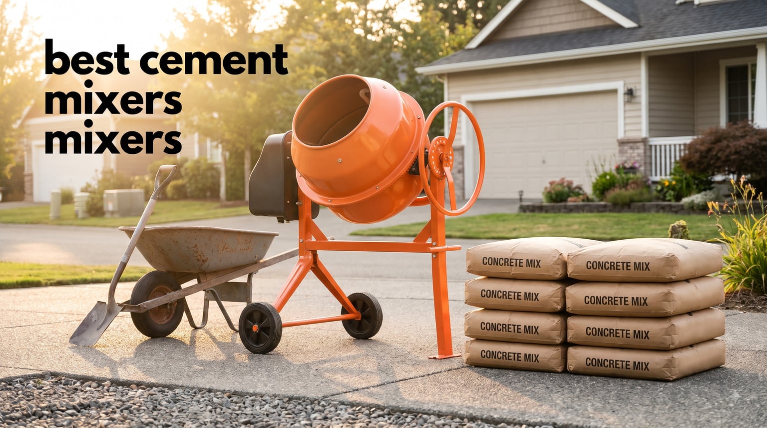 best cement mixers