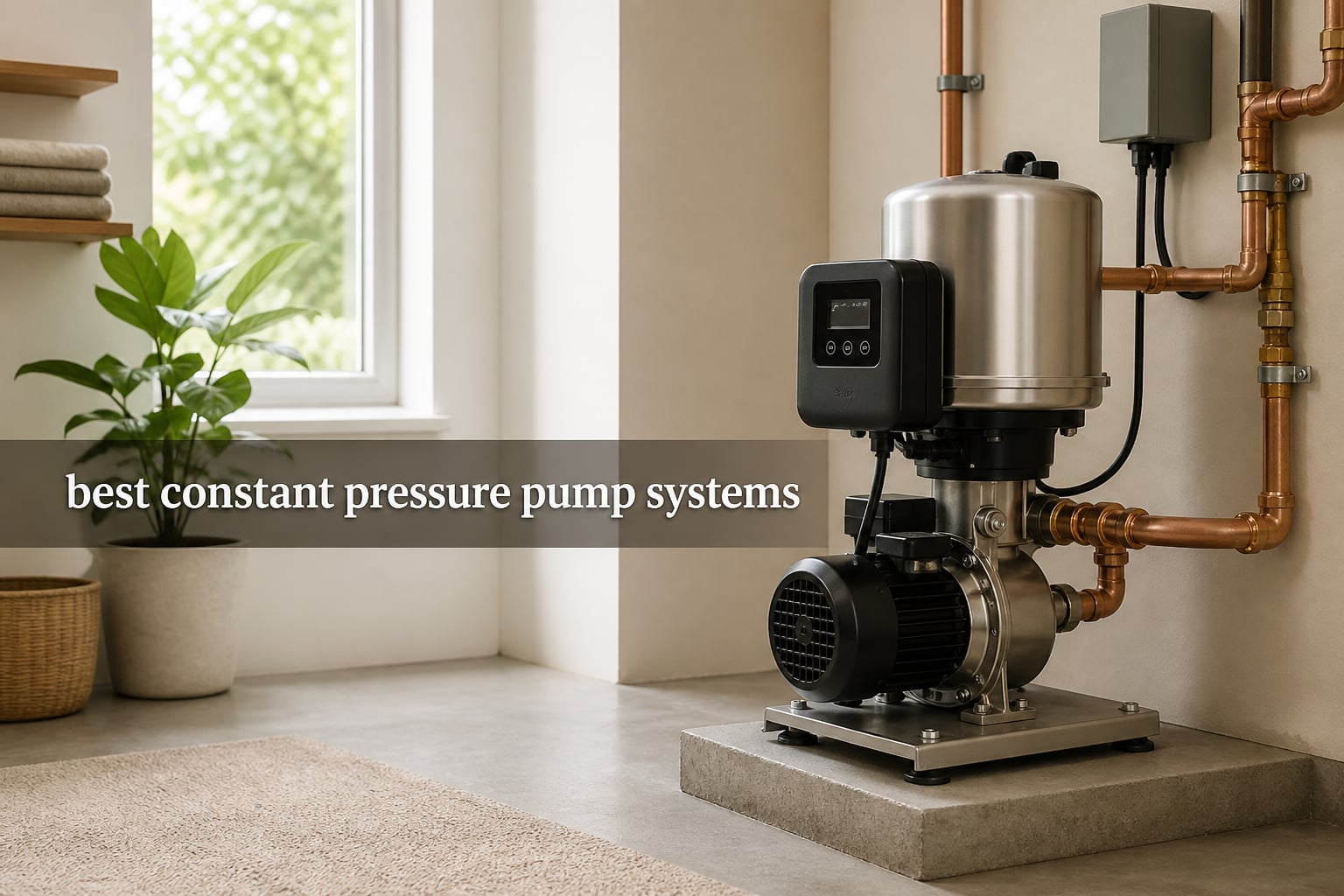 best constant pressure pump systems