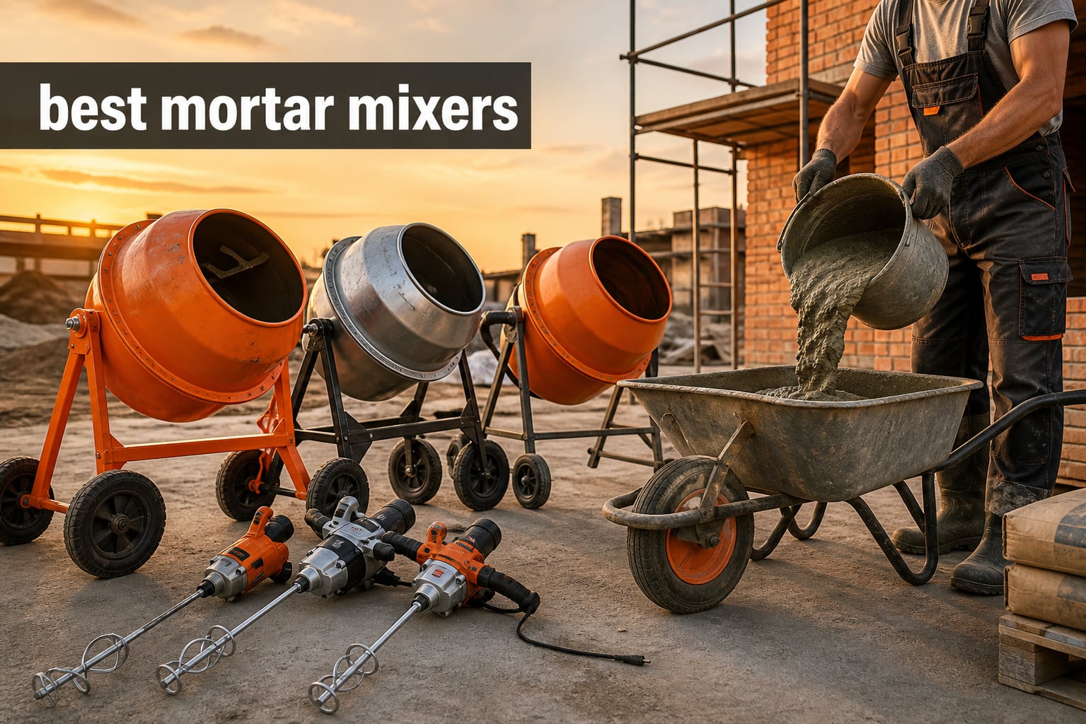 best mortar mixers