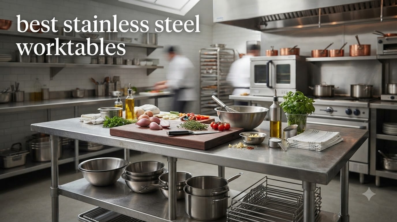 best stainless steel worktables
