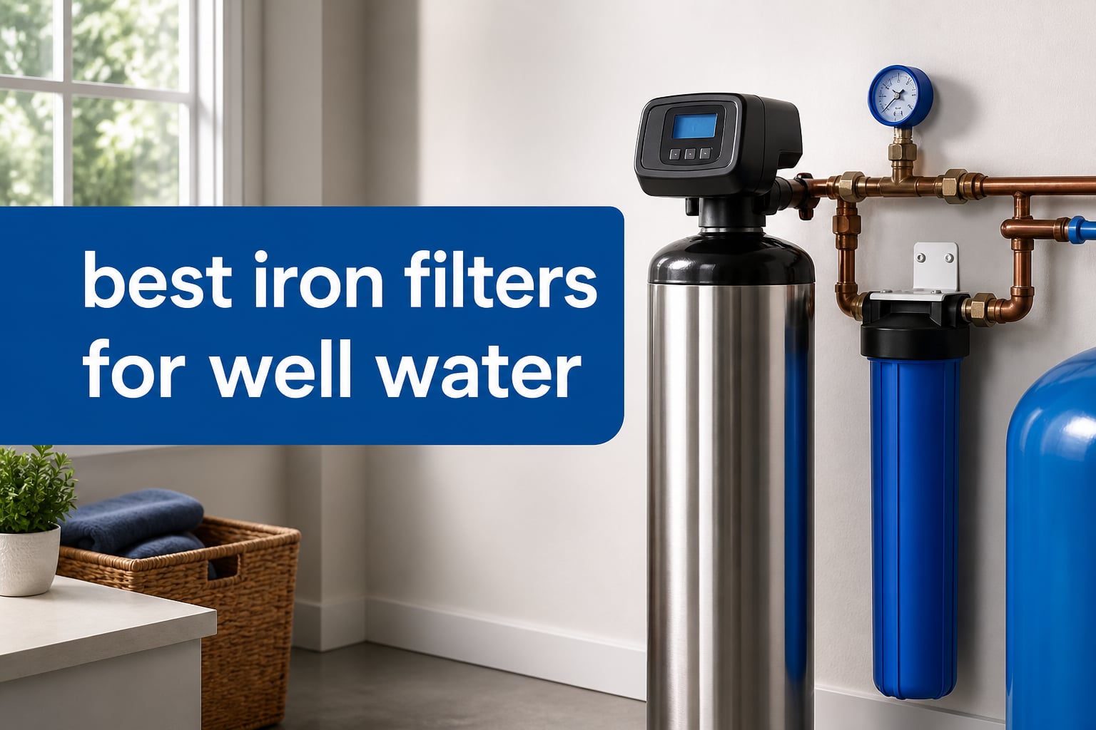 best iron filters for well water