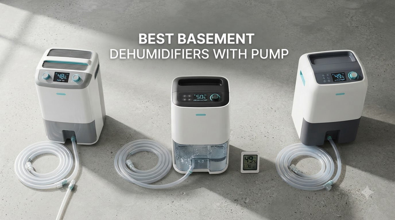 best basement dehumidifiers with pump