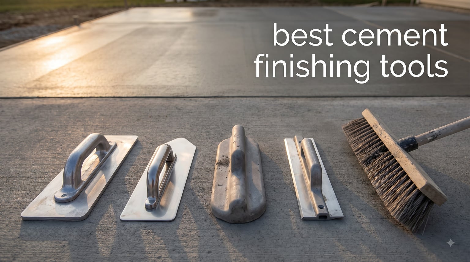 best cement finishing tools