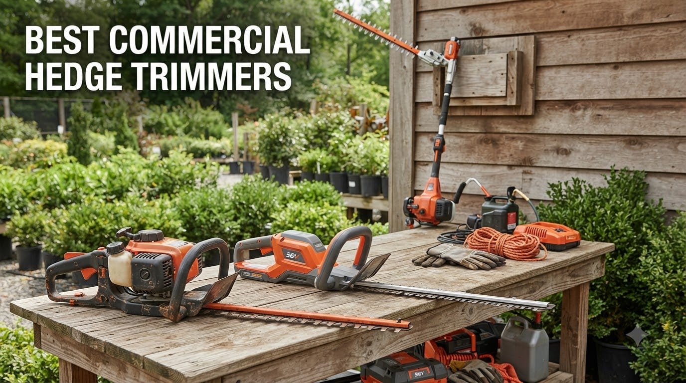 best commercial hedge trimmers