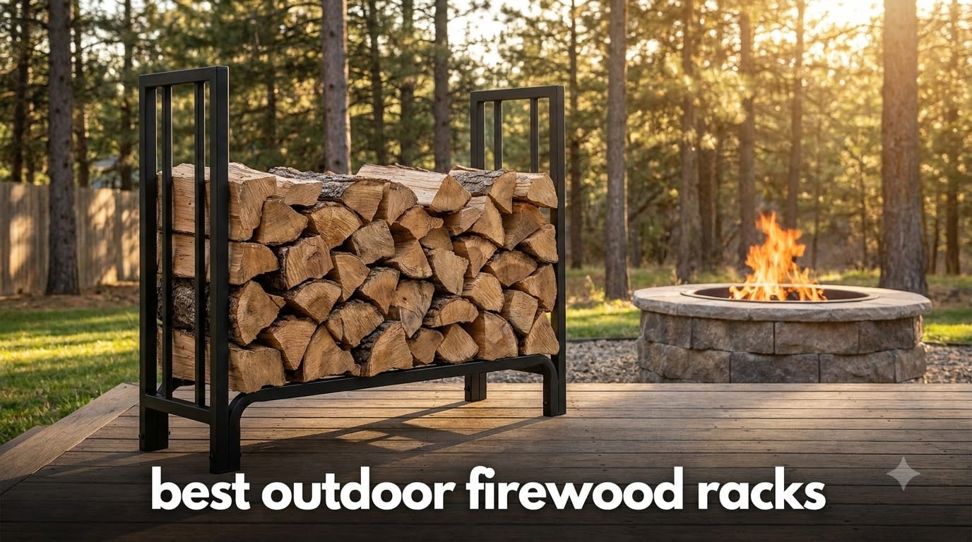 best outdoor firewood racks