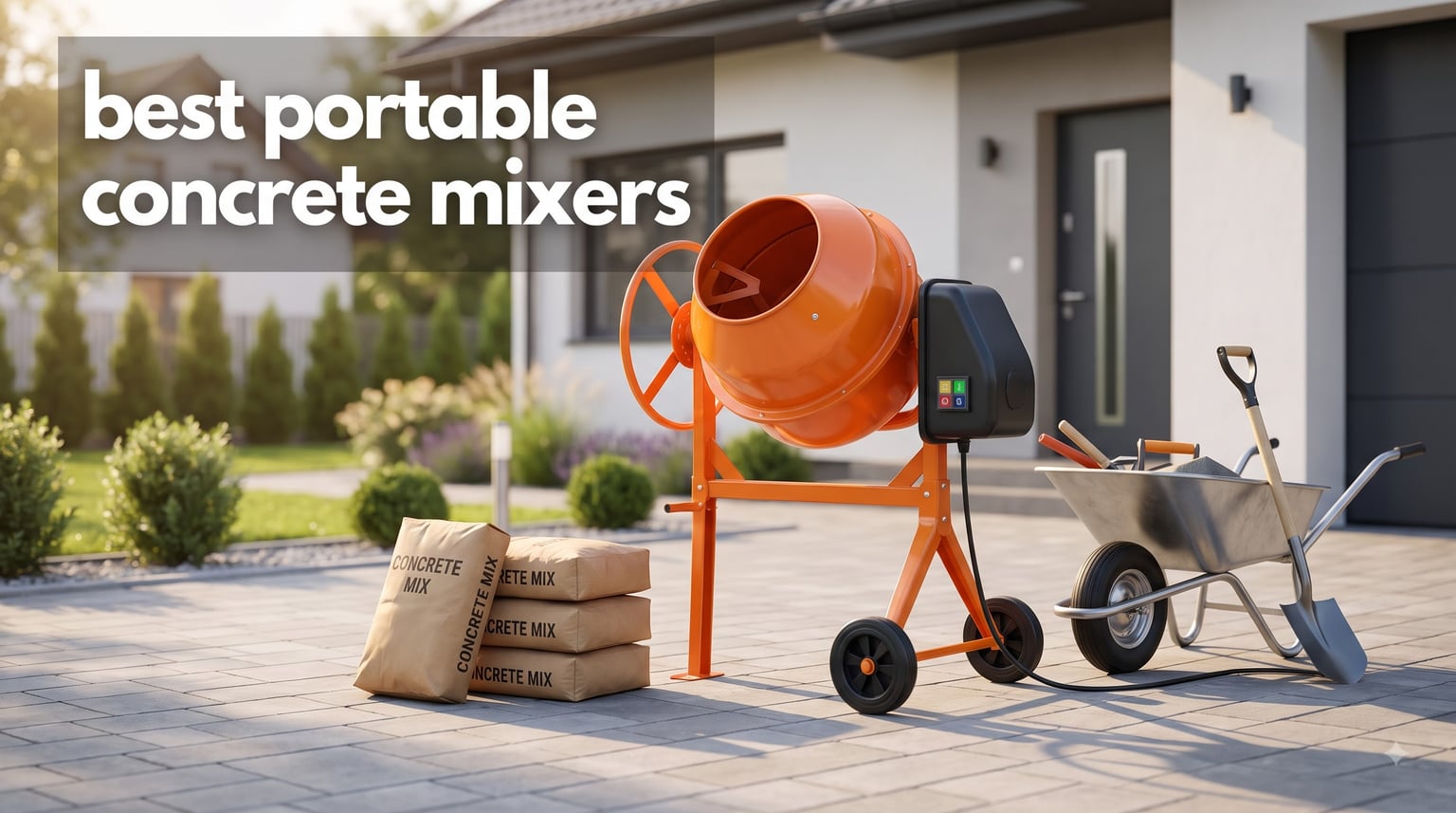 best portable concrete mixers