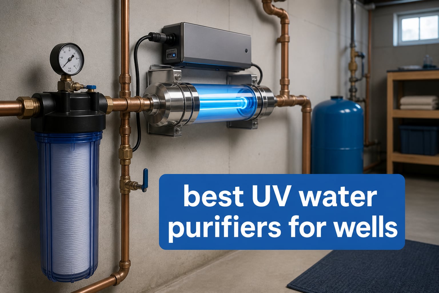 best UV water purifiers for wells
