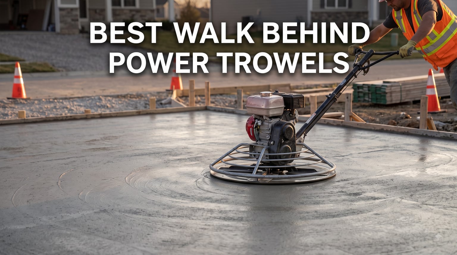 best walk behind power trowels
