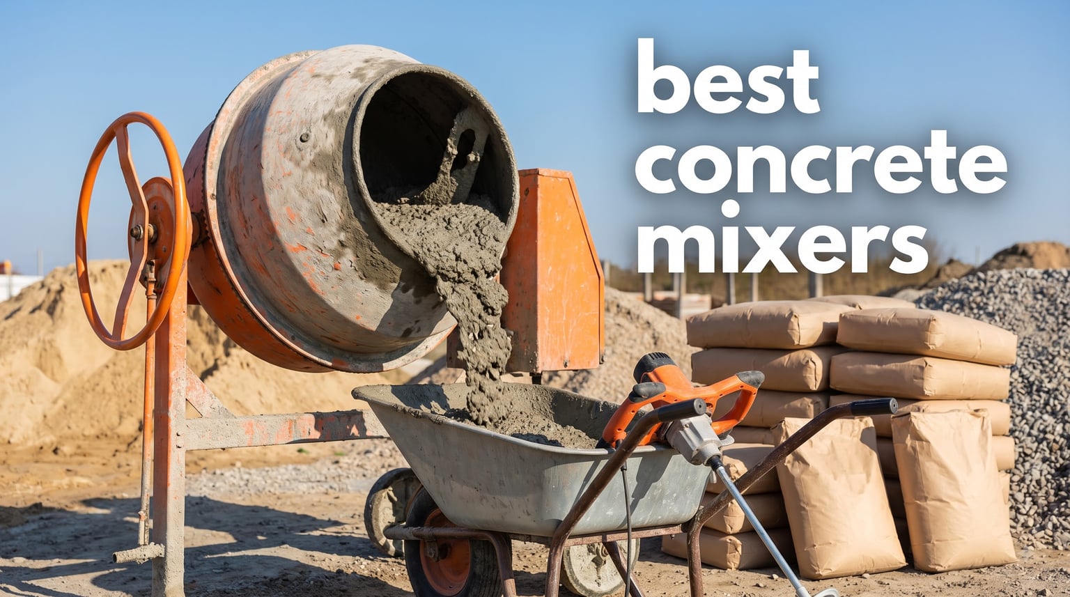 best concrete mixers