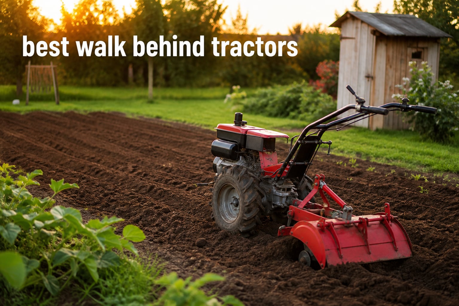best walk behind tractors