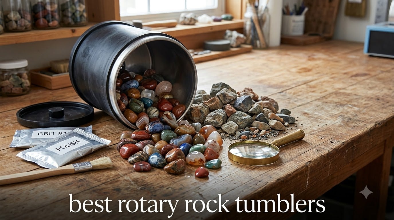 best rotary rock tumblers