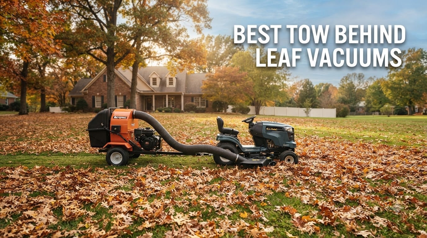 best tow behind leaf vacuums