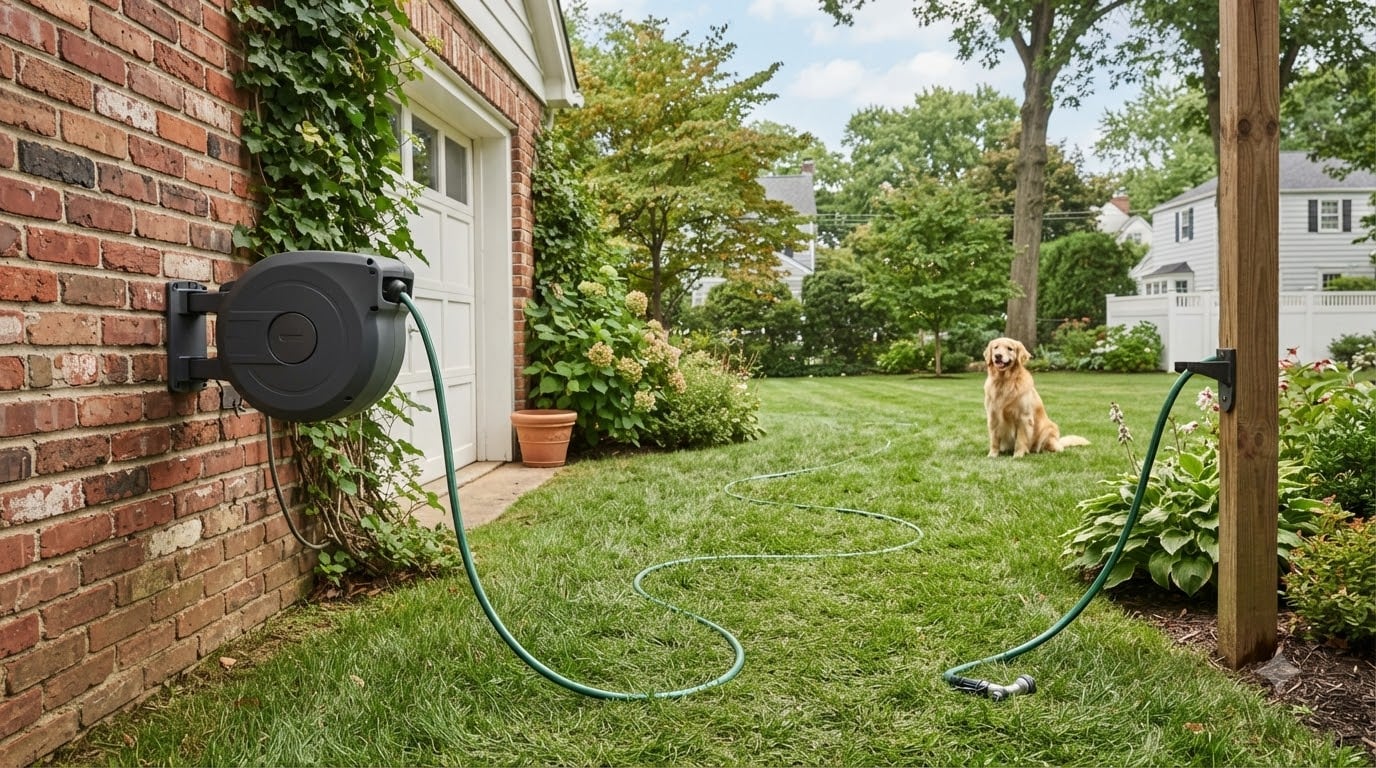 best retractable hose reels