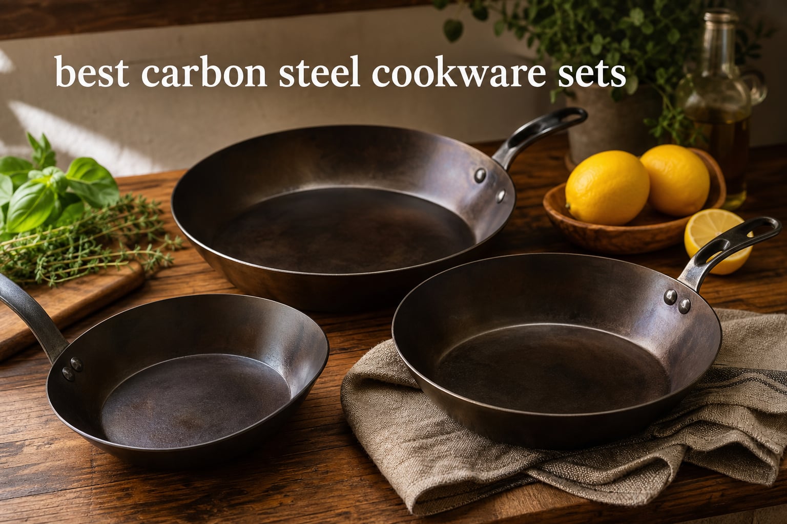 best carbon steel cookware sets