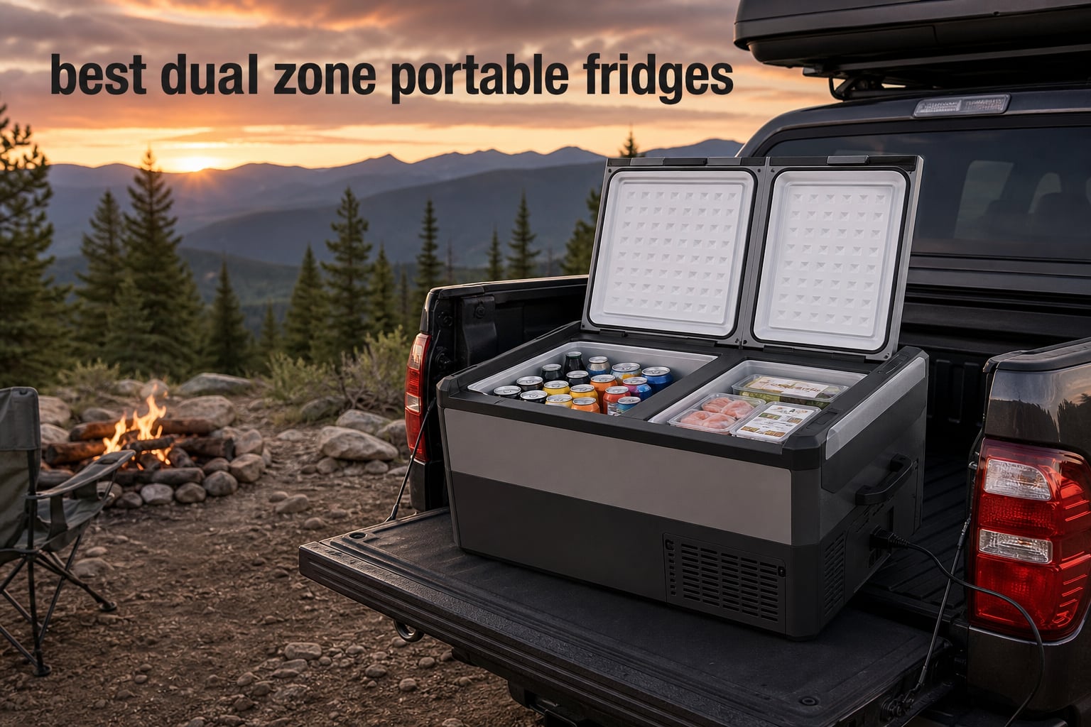 best dual zone portable fridges