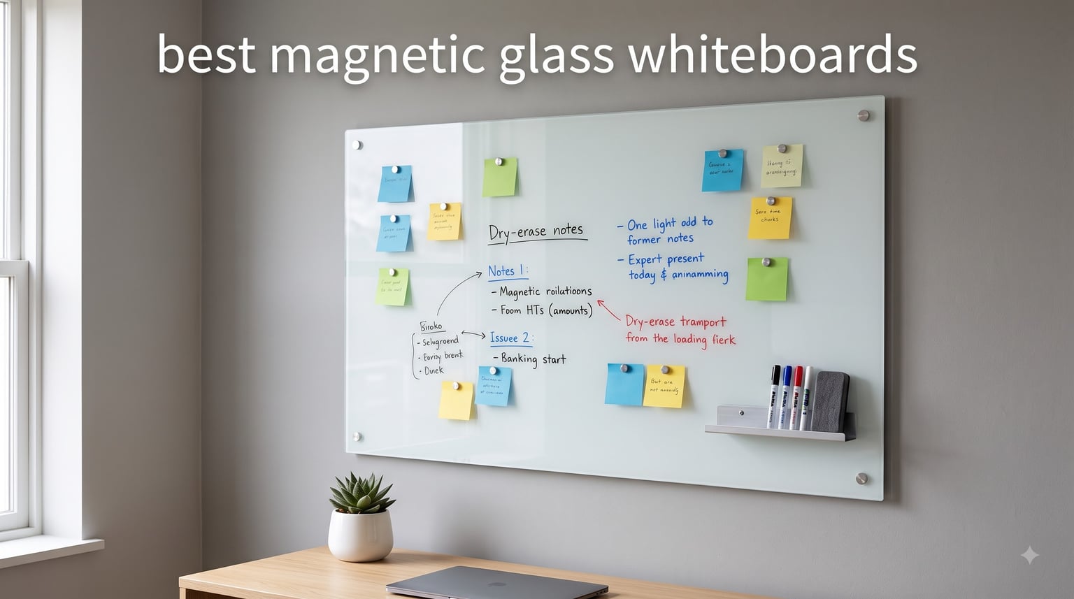 best magnetic glass whiteboards
