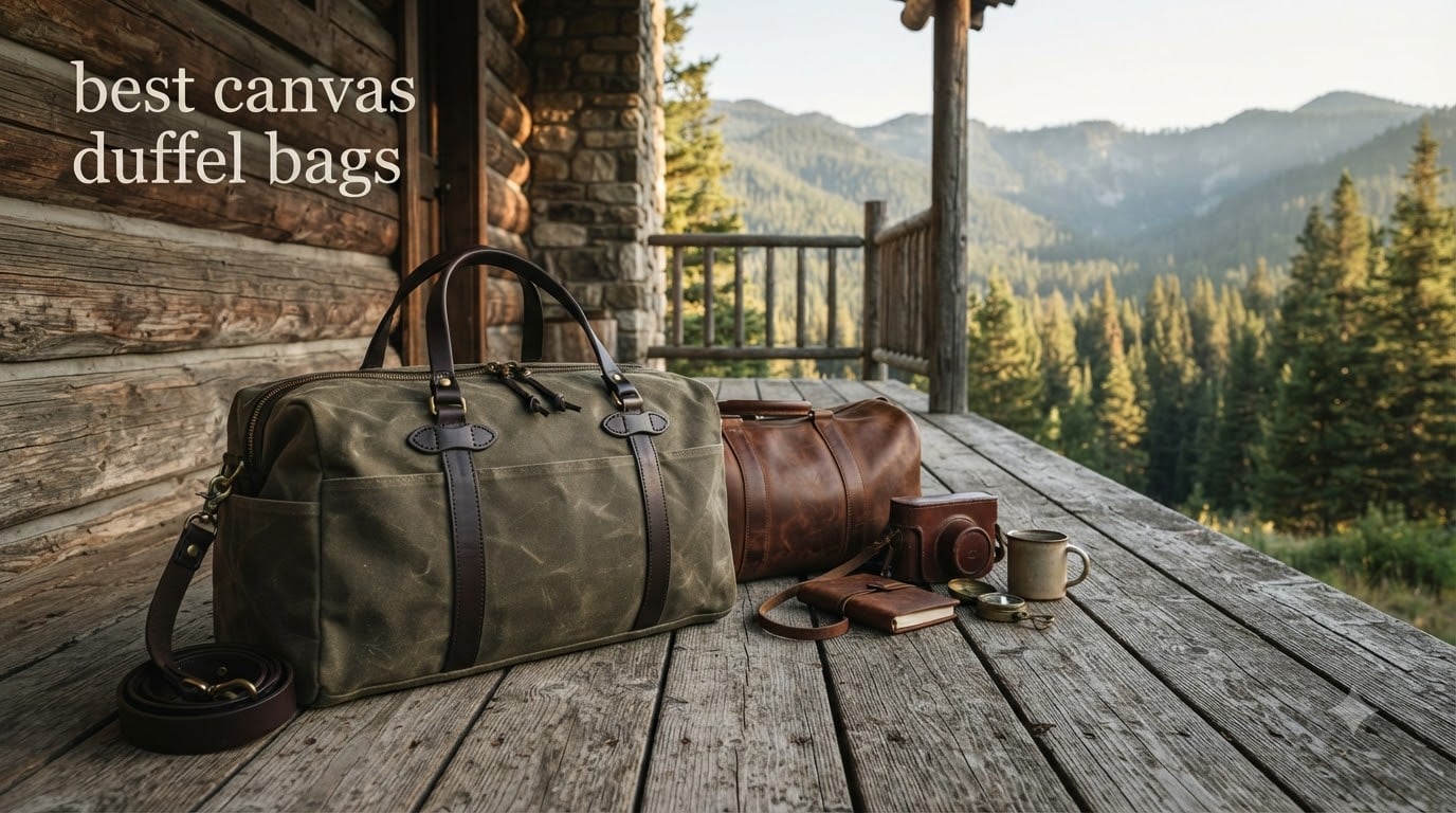 best canvas duffel bags