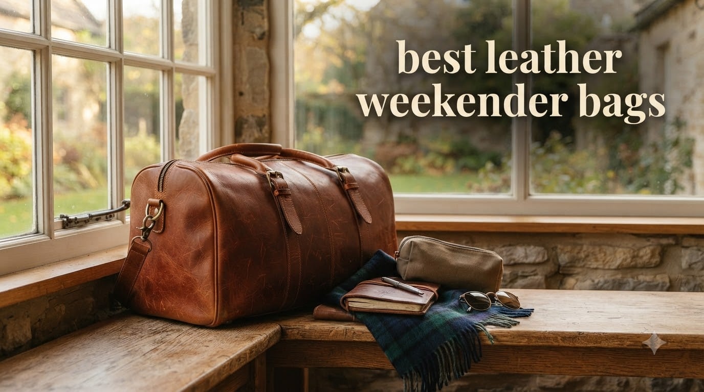 best leather weekender bags