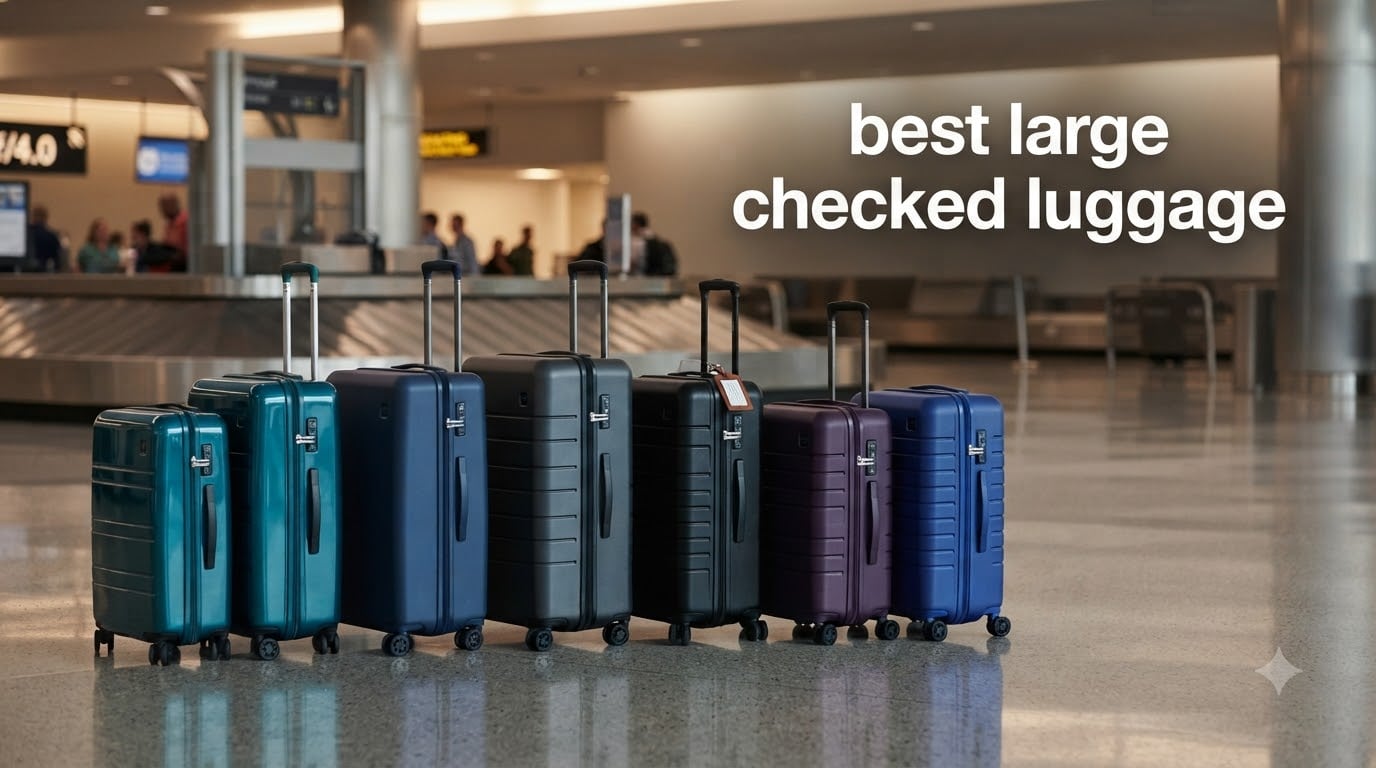 best large checked luggage