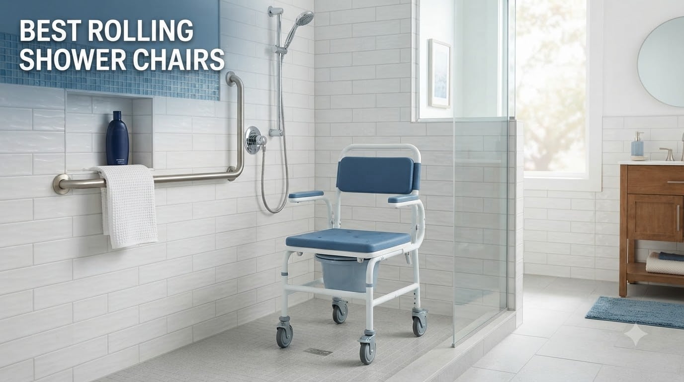best rolling shower chairs