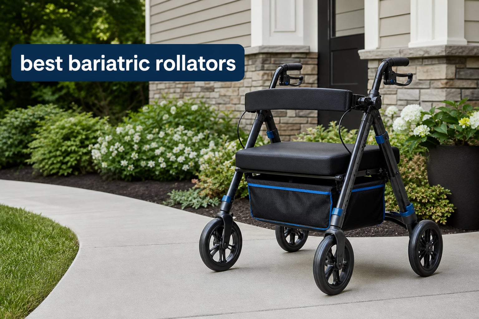 best bariatric rollators