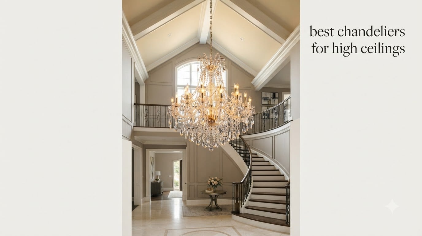 best chandeliers for high ceilings
