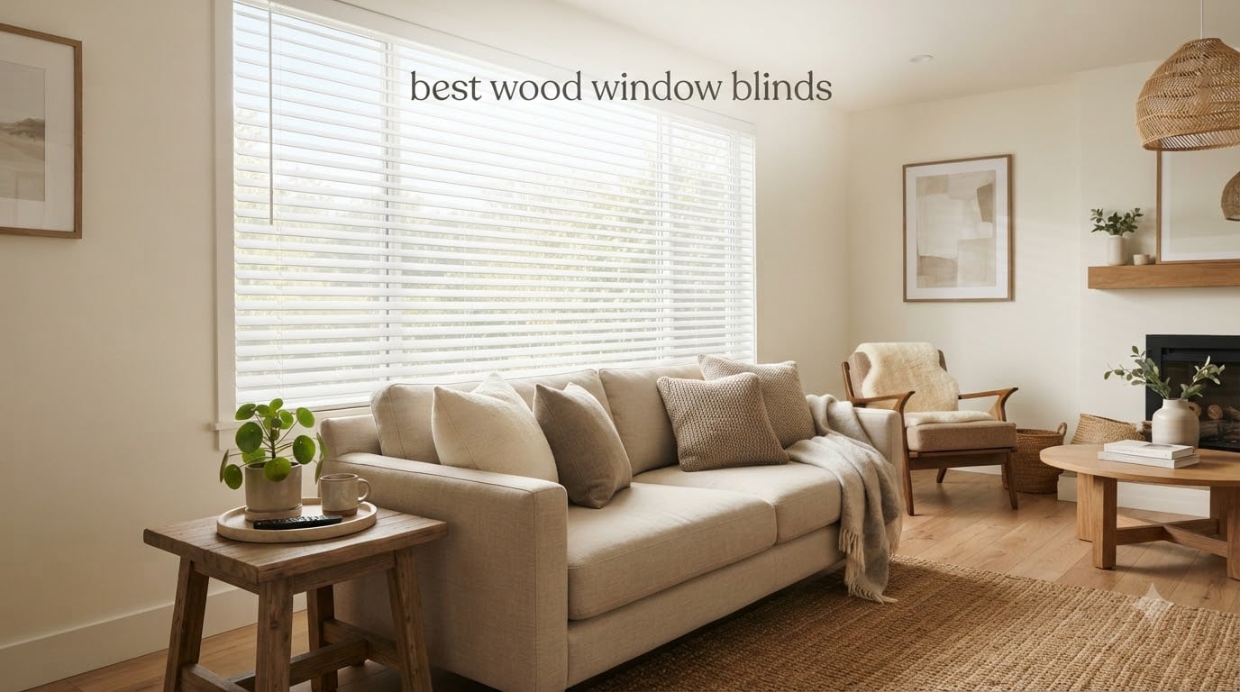 best wood window blinds