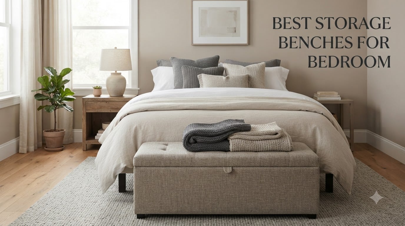 best storage benches for bedroom