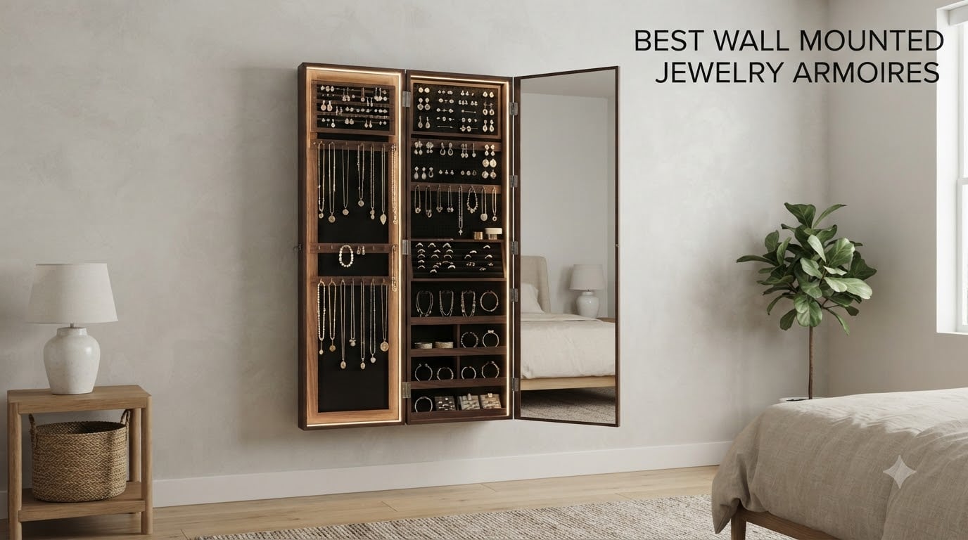 best wall mounted jewelry armoires