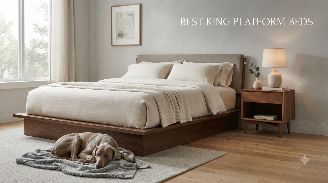 best king platform beds