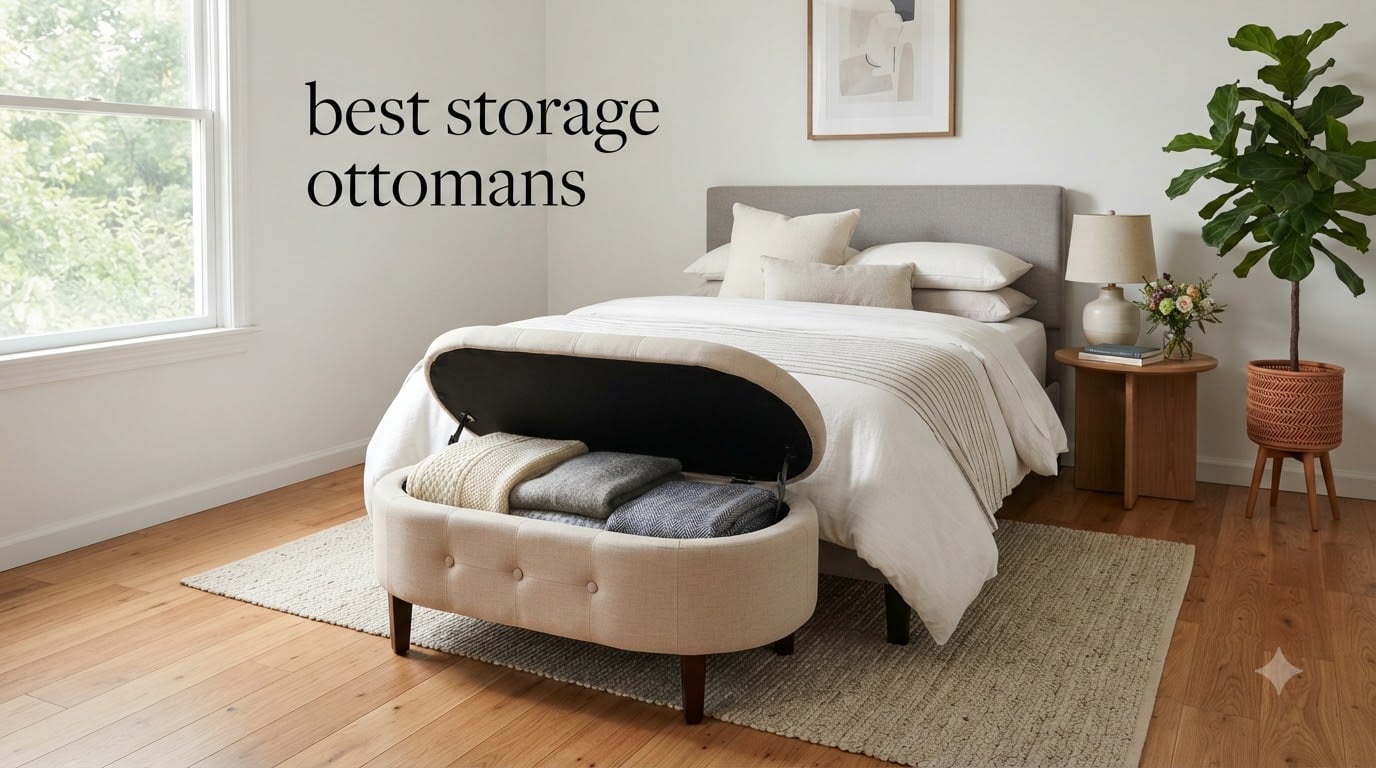 best storage ottomans