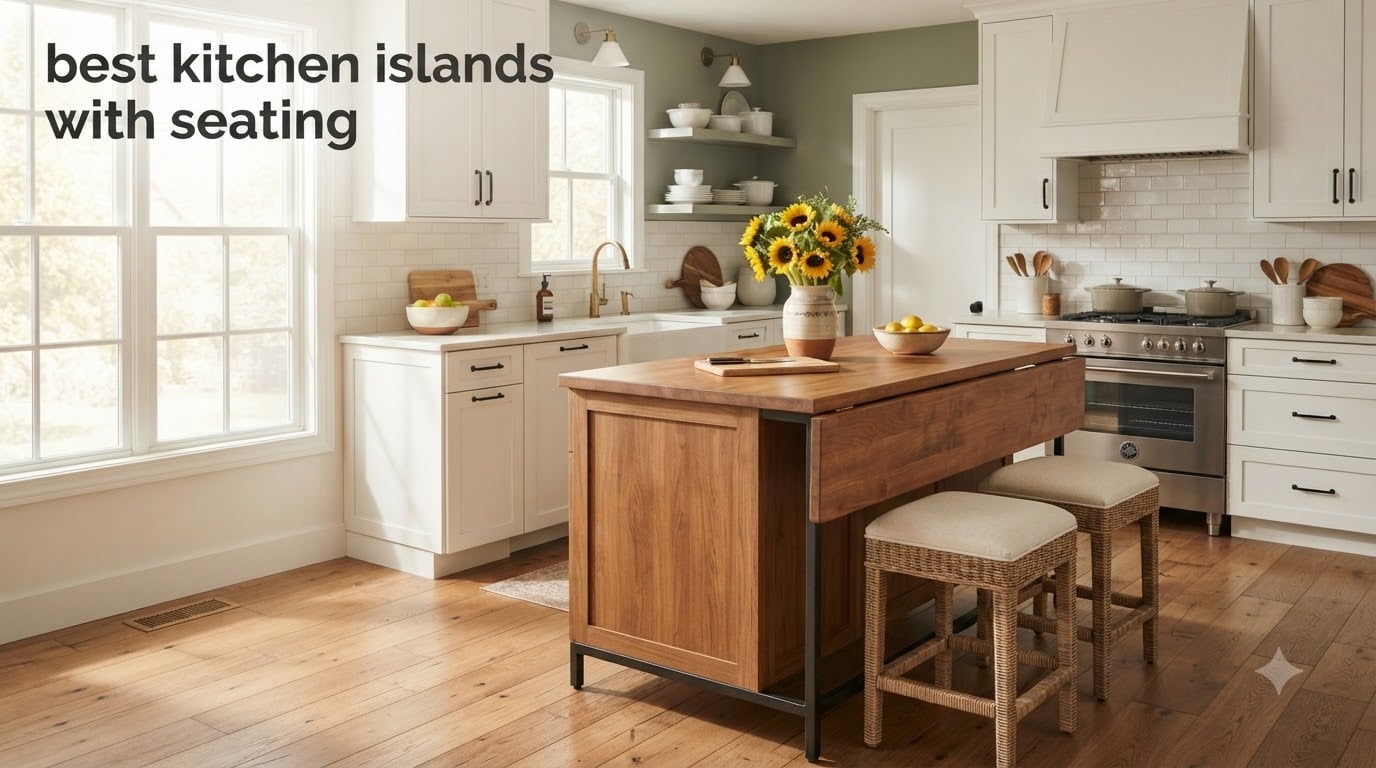 best kitchen islands with seating