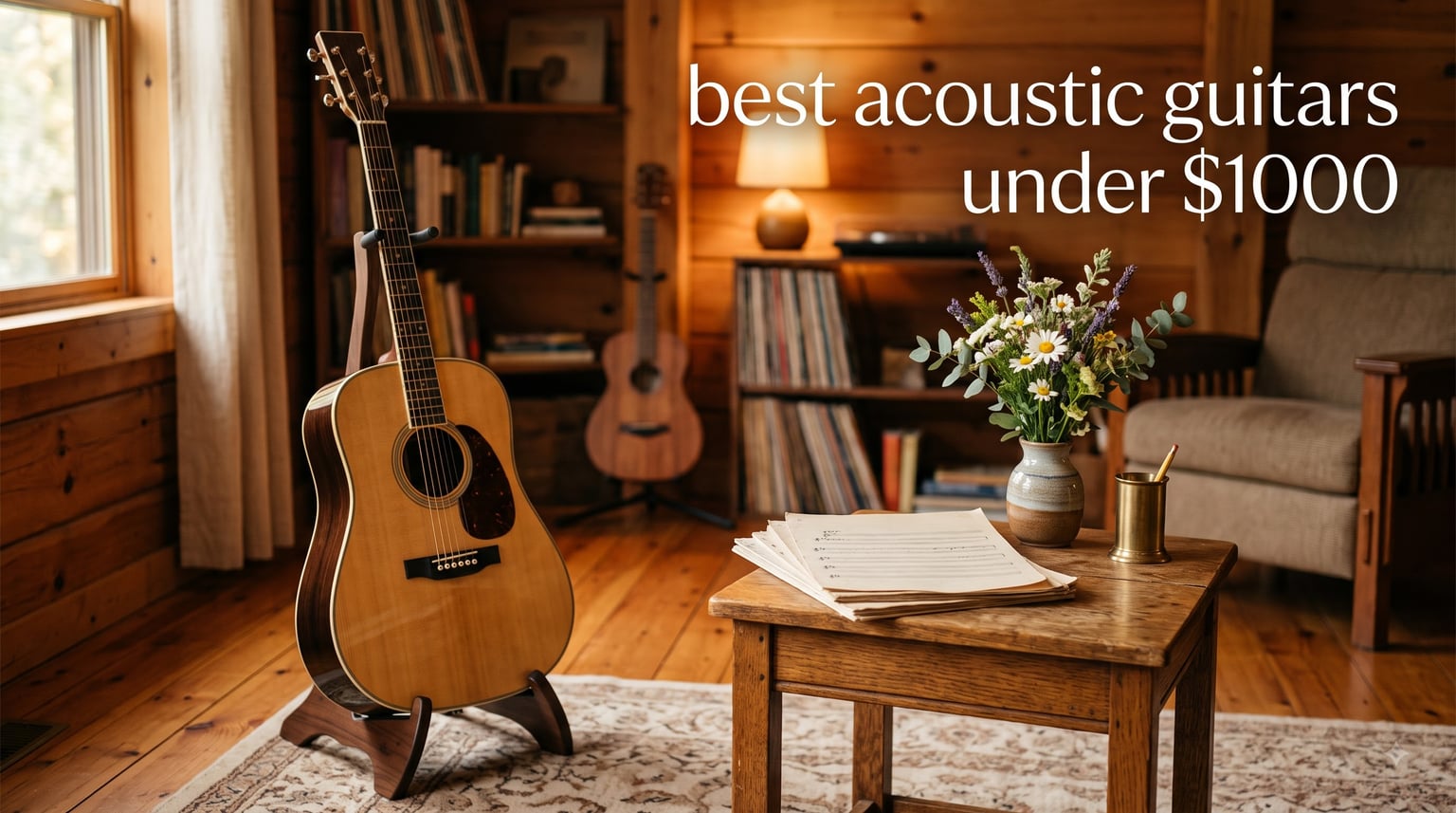 best acoustic guitars under $1000