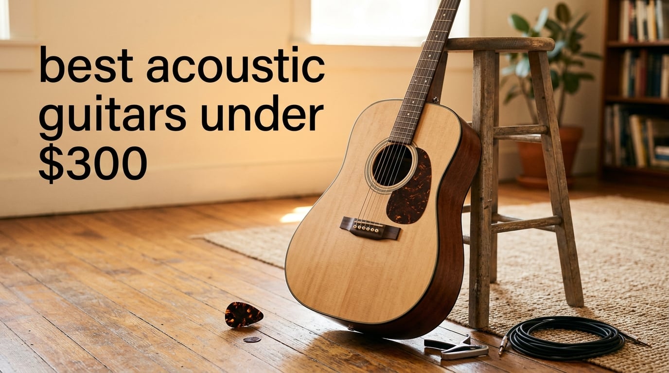 best acoustic guitars under $300