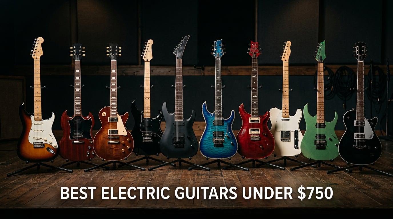 best electric guitars under $750