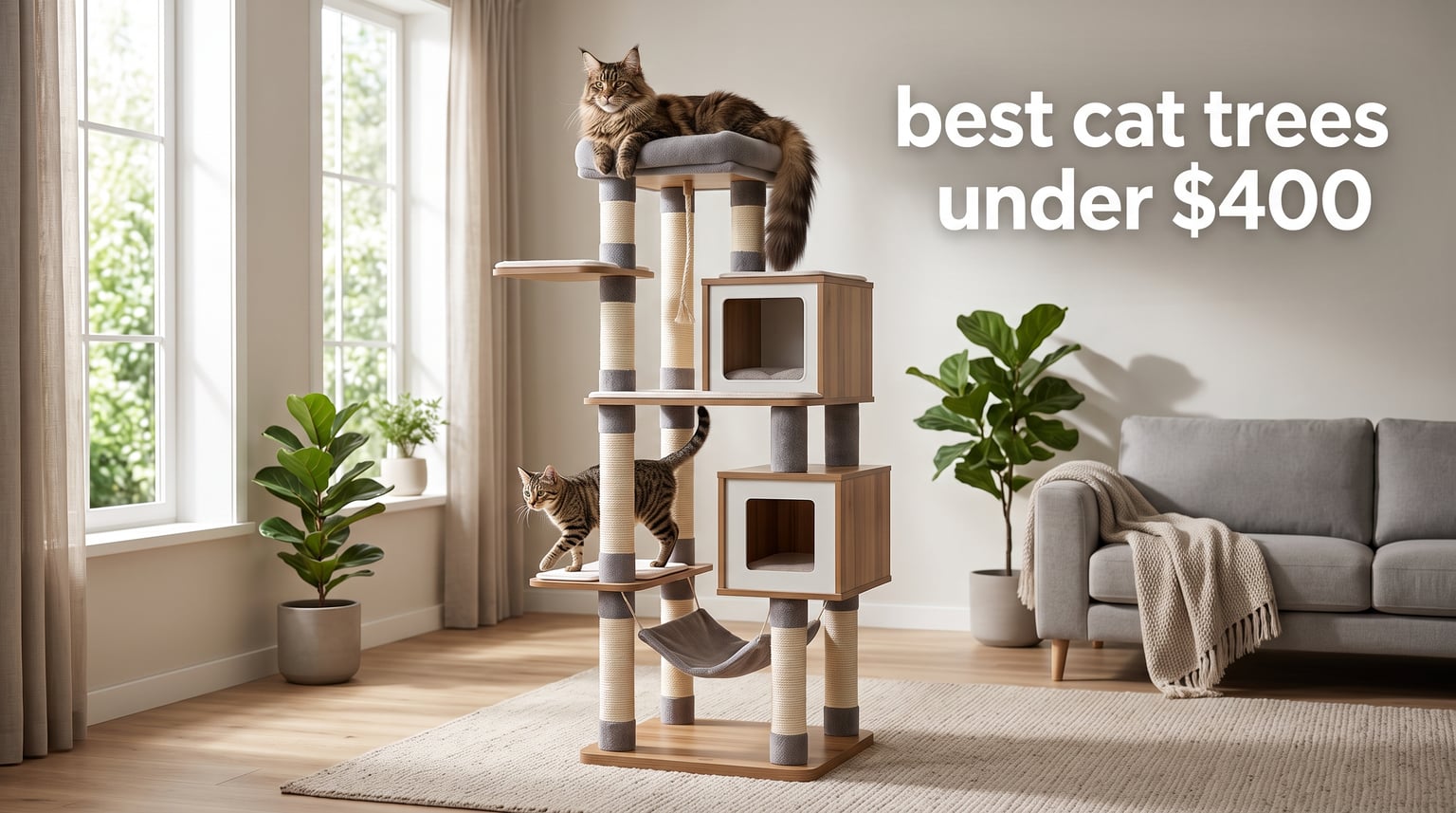 best cat trees under $400